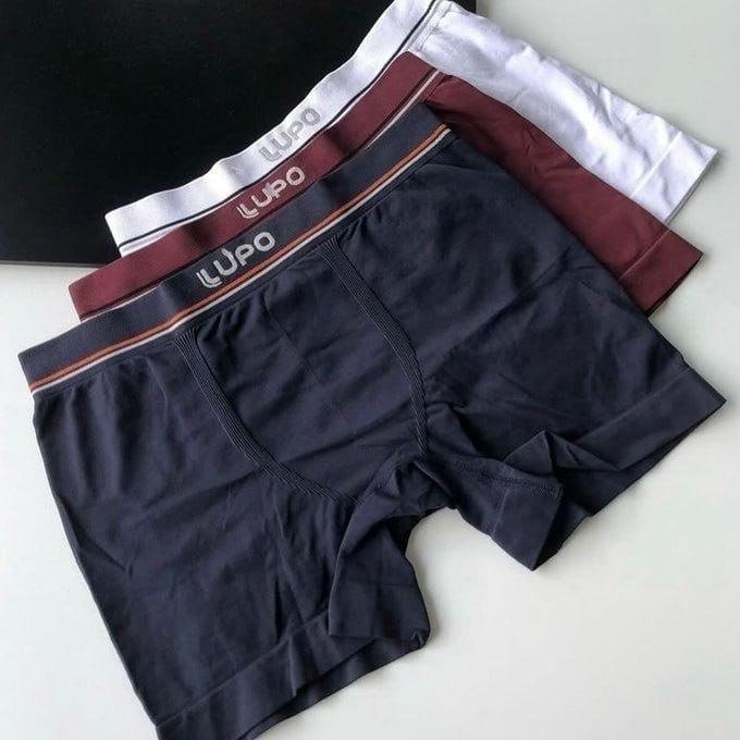 Kit com 6 Cuecas Lupo Boxer