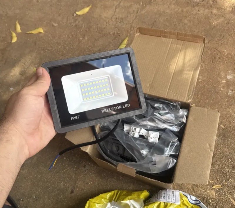 Kit 5 Refletores LED 100W IP67