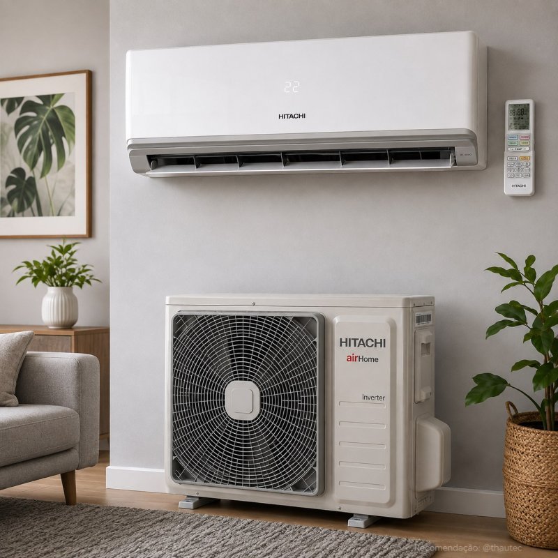 Ar Condicionado Split Hi Wall Inverter Hitachi AirHome 18.000 Btus Frio