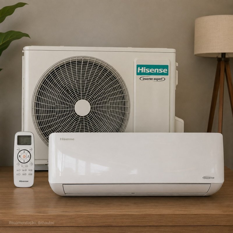 Ar Condicionado Split Hi Wall Inverter Hisense Wi-fi 18.000 Btus Quente e Frio