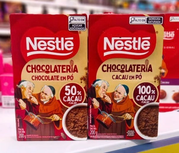 Chocolate em Pó 50% Cacau dois frades 200g