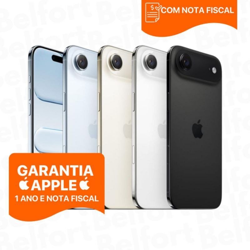 Celular iPhone 17 Air 256GB 6,5 Polegadas Original Novo Lacrado