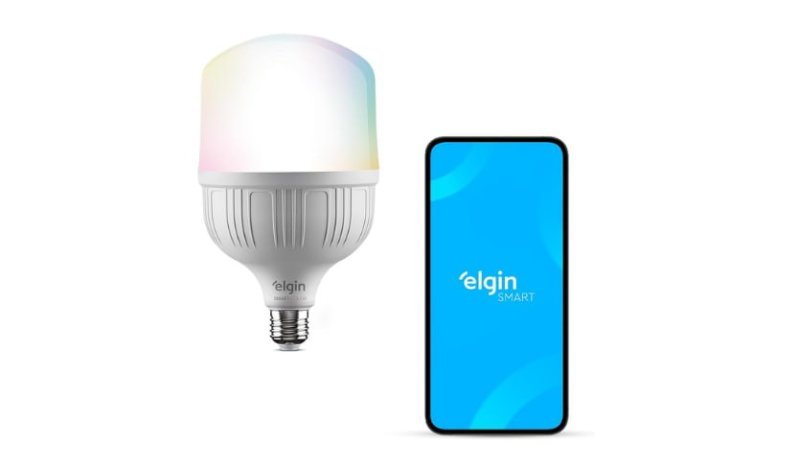 Lâmpada Inteligente Elgin 20W RGB Wi-fi