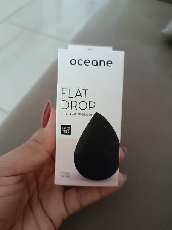 Océane Flat Drop Océane Esponja De Maquiagem Preto