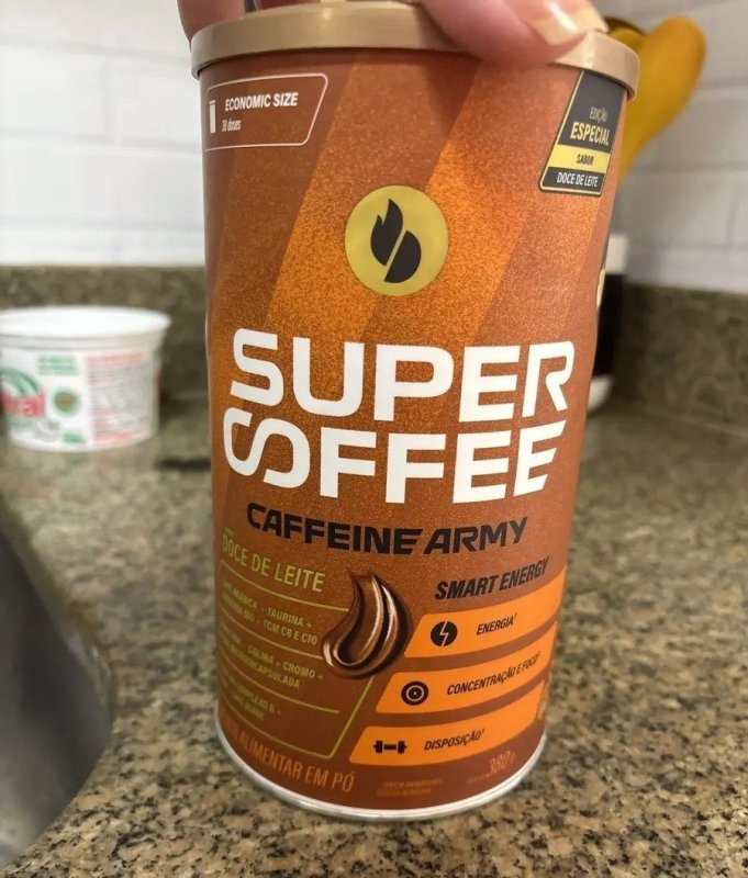 Supercoffee 3.0 Pote Grande 380g - Energia Sabor Doce De Leite