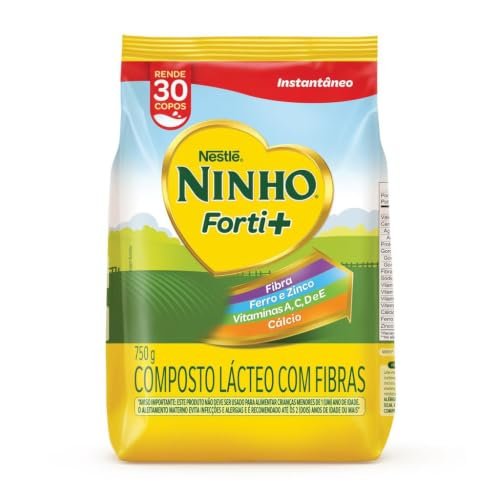 Composto Lácteo Nestlé Ninho Forti+, Pacote, 750g