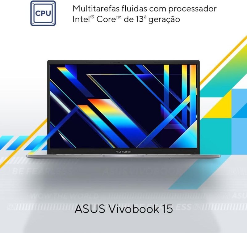 ASUS Vivobook 15 - 512GB SSD 8GB RAM - Intel Core i5 - Prata