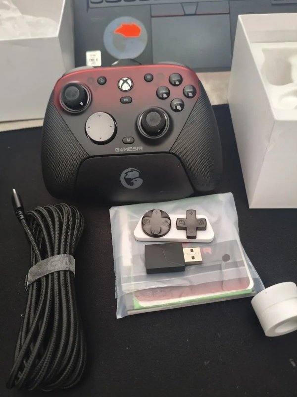 Controle Gamesir G7 Pro Xbox Pc Android Com Dock Hall Rgb Cor Preto + Frete Grátis