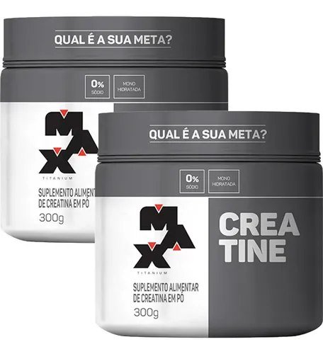 Combo/Kit 2x Creatina Monohidratada 300g Pó