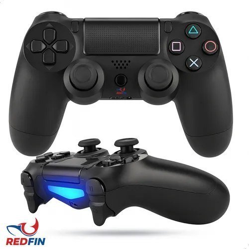 Controle Sem Fio Joystick Bluetooth Para Ps4 Videogame Tv Samsung Pc Dual Shock Manete Sem Fio Com P2 Marca Redfin