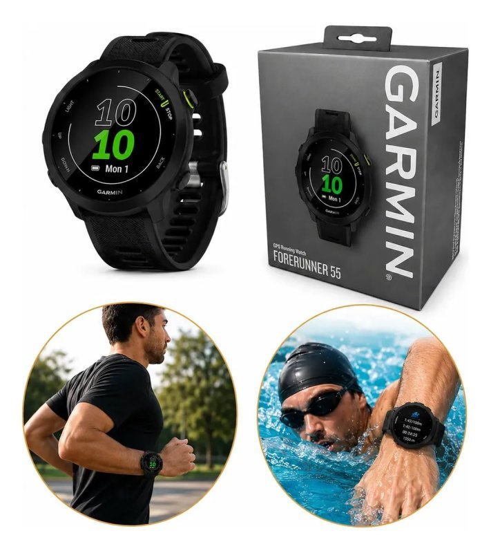 Garmin Forerunner 55 - Relógio Esportivo GPS