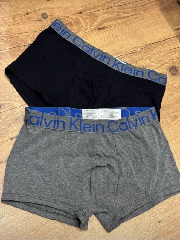 Kit 2 Cuecas Calvin Klein Ck Low Rise Trunk Cotton Masculina