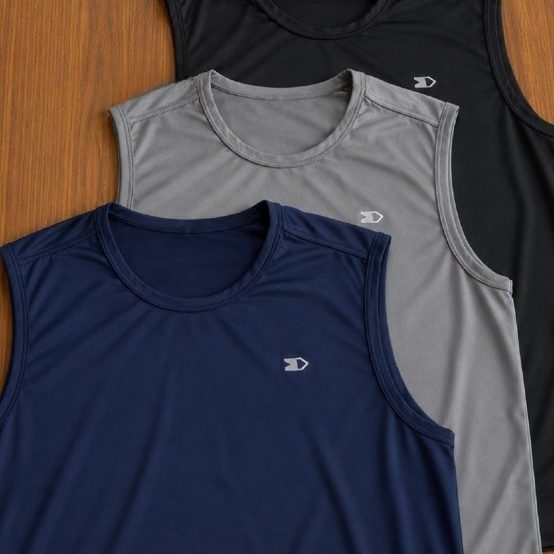 Kit com 3 Camisas Regatas Dry-fit Sandrini