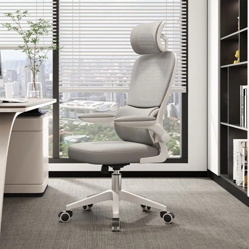 Cadeira Escritório Ergonômica Python Fly Cor Cinza
