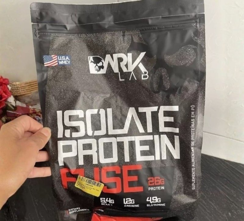 Whey Isolate Protein Fuse 900g Dark Lab Sabor Baunilha
