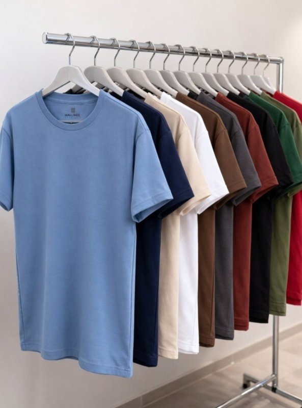 Camiseta Básica Malwee Masculina 100% Algodão