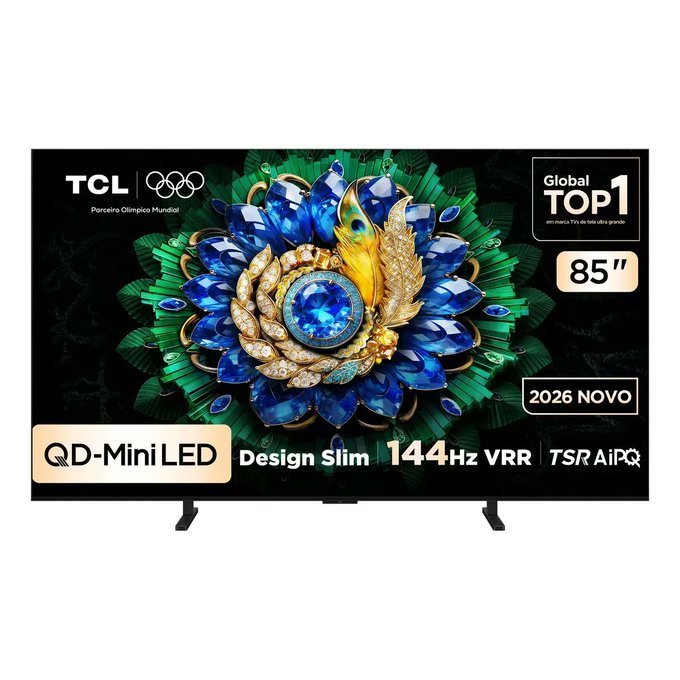 Smart TV 85" QLED (Mini LED) 4K TCL 85A400M 144Hz