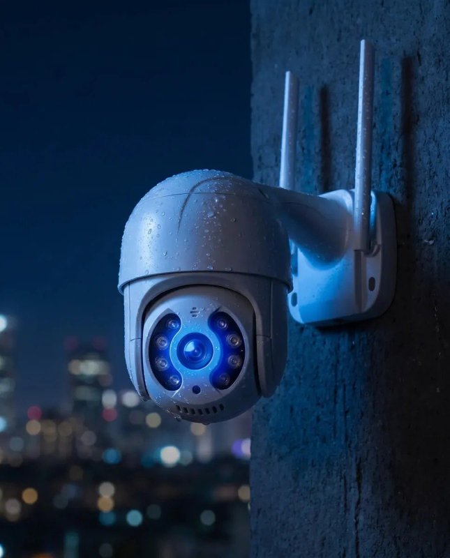 Câmera De Segurança Ip Wifi A8 Full Hd Icsee Ptz 355° Com Visão Noturna
