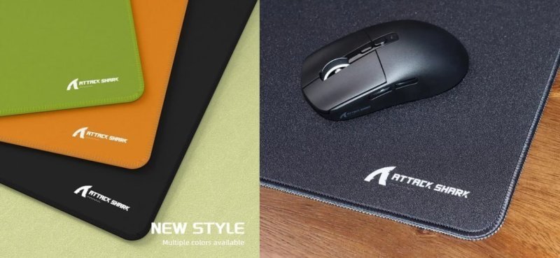 Mousepad Attack Shark CM02, base de borracha antiderrapante 450x400x4mm
