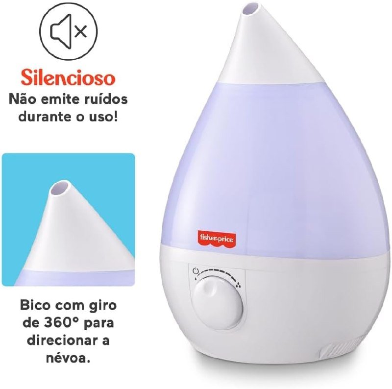 Fisher Price Umidificador Ultrassônico 3,4L Bivolt - HC115