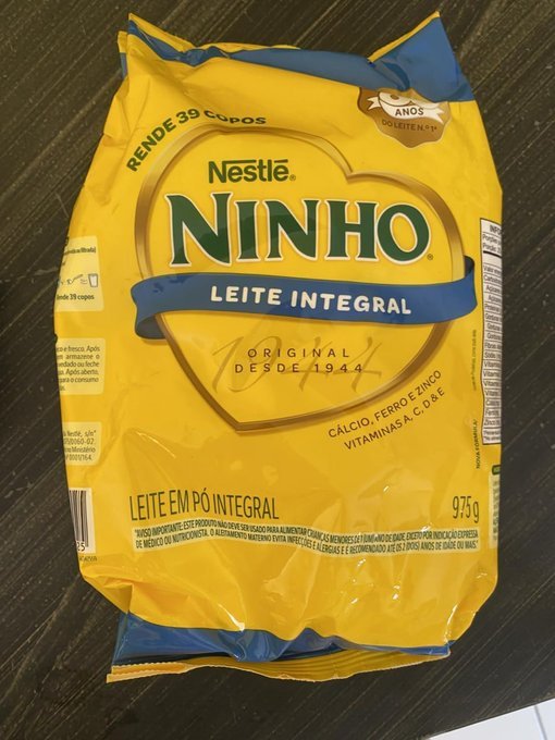 Leite Ninho Pó Integral Pacote 975g com Frete Grátis