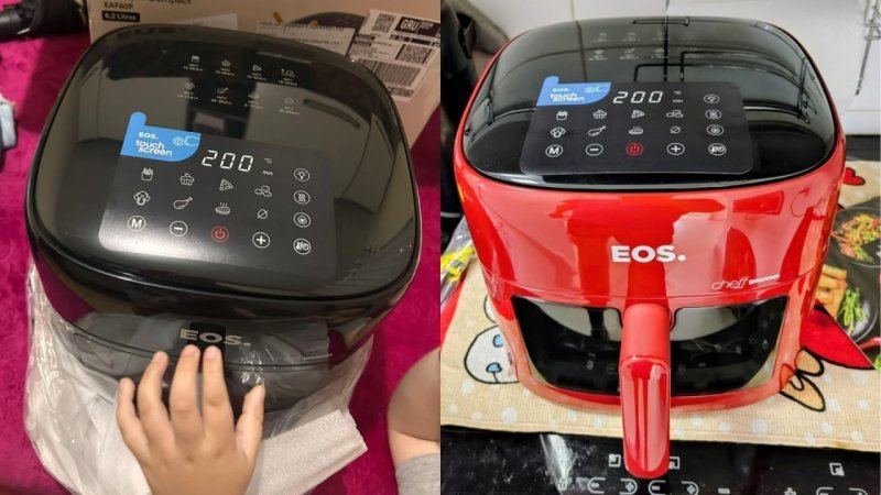 Fritadeira Air Fryer Eos Chef Gourmet 6.2L 127v