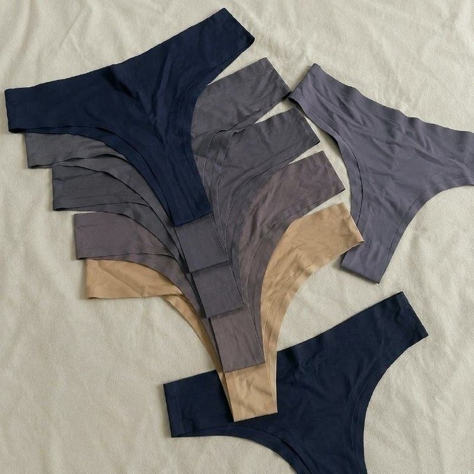Kit com 7 Calcinhas sem Costura