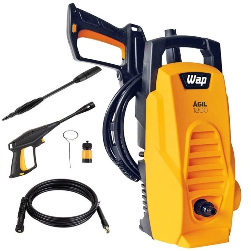 Wap Lavadora Alta Pressão Agil 1800 - 1400W 1300PSI Calçada