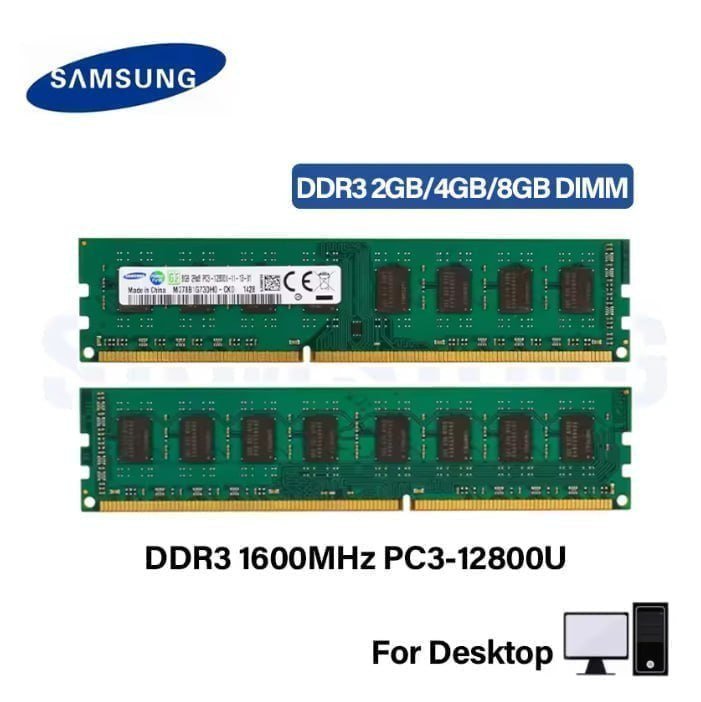 8GB DDR3 Memoria Ram 1600MHZ