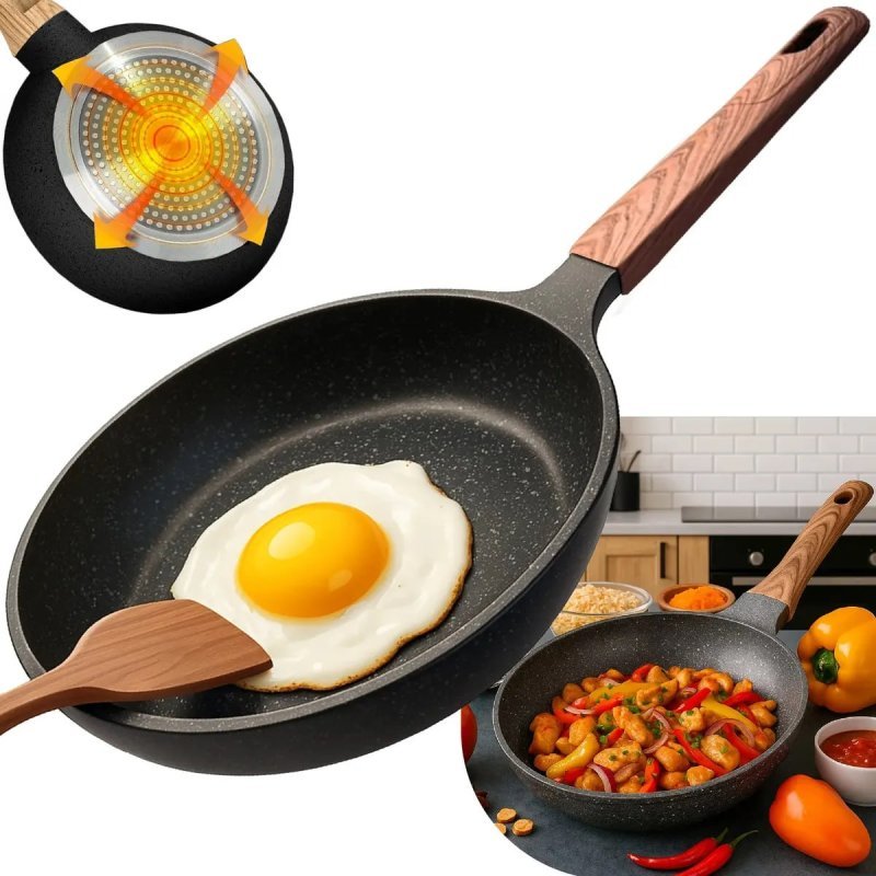 Panela Frigideira Cerâmica 26cm – Indução e Gás