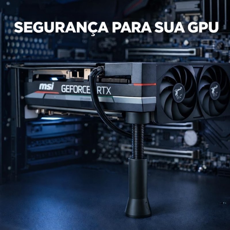 Suporte Vertical Ajustável para GPU 7,5 a 14 cm