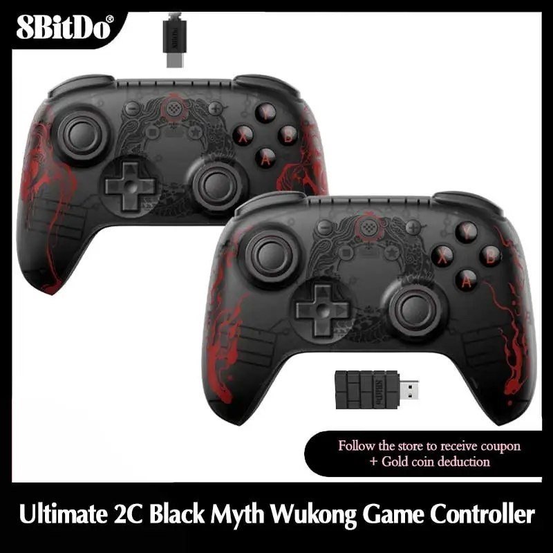 Controle 8BitDo Ultimate 2C para PC, Android e Steam - VERSÃO COM FIO
