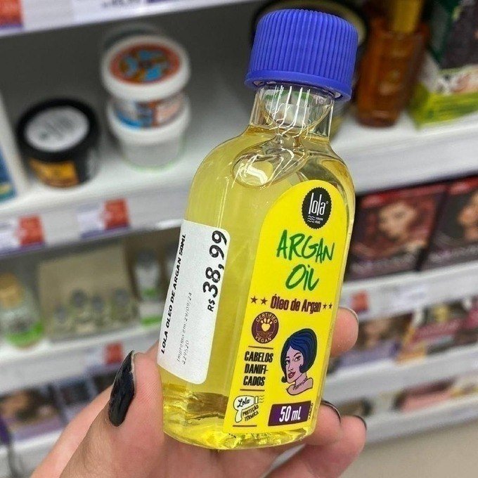Argan Óleo Reparador 50ml Lola Cosmetics + Frete Grátis