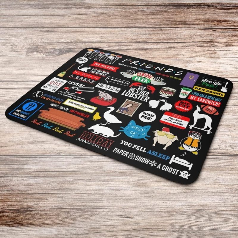 Mousepad - Icons Moments Friends