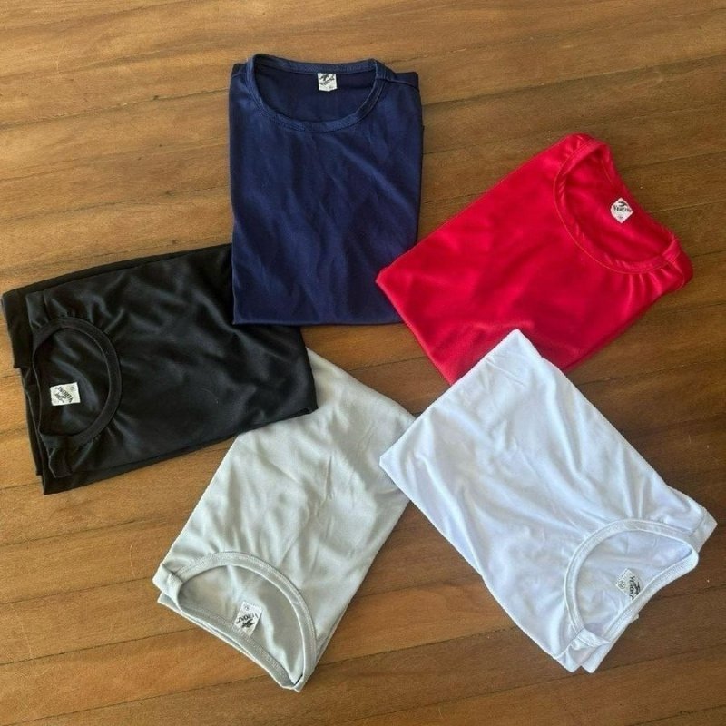 Kit 5 Camisetas Dry-fit Veronz