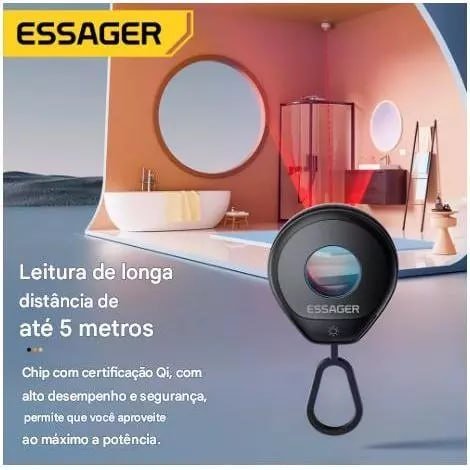 Essager Mini Detector de Câmera Escondida - Anti-Espião Infravermelho
