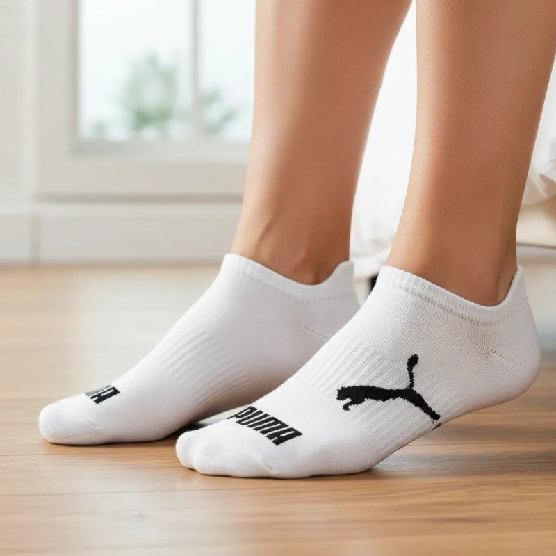 Kit 9 Pares Meias Puma Sapatilha Cano Baixo Algodão Original