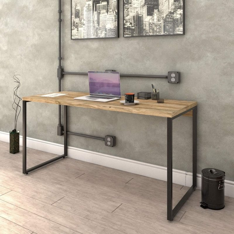 Compace Trevalla Kuadra ME150-E10 150cm - Escrivaninha Industrial - Carvalho