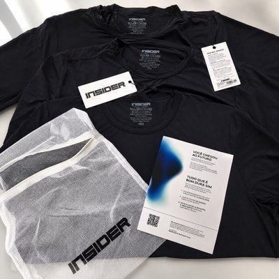 Kit 3 Camisetas Light T-shirt Insider