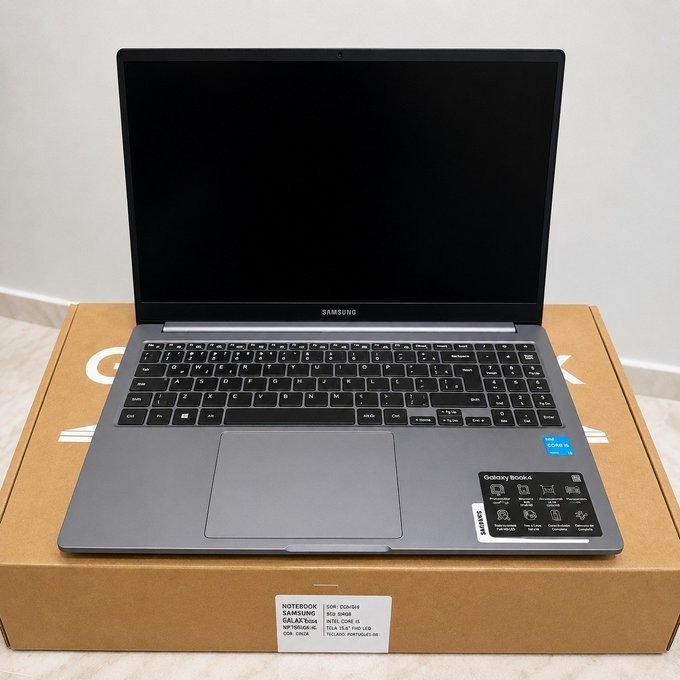 Notebook Samsung Galaxy Book4 Intel® Windows 11, 8GB, 256GB 15.6" Full HD LED