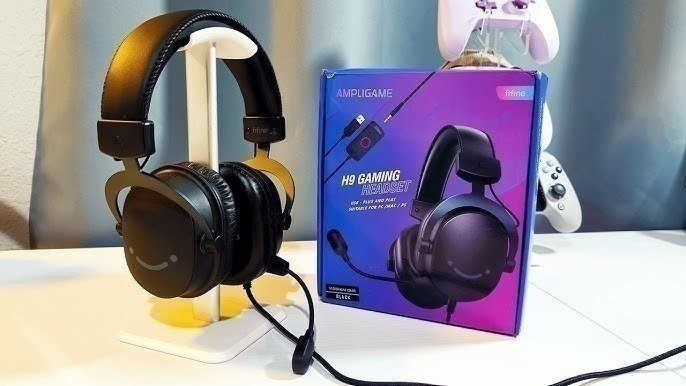 Headset Gamer Fifine H9, Som Surround 7.1