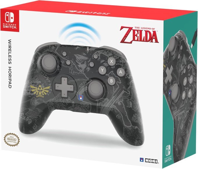 Controle Sem Fio Hori Pad Pro - Edição Especial Legend of Zelda