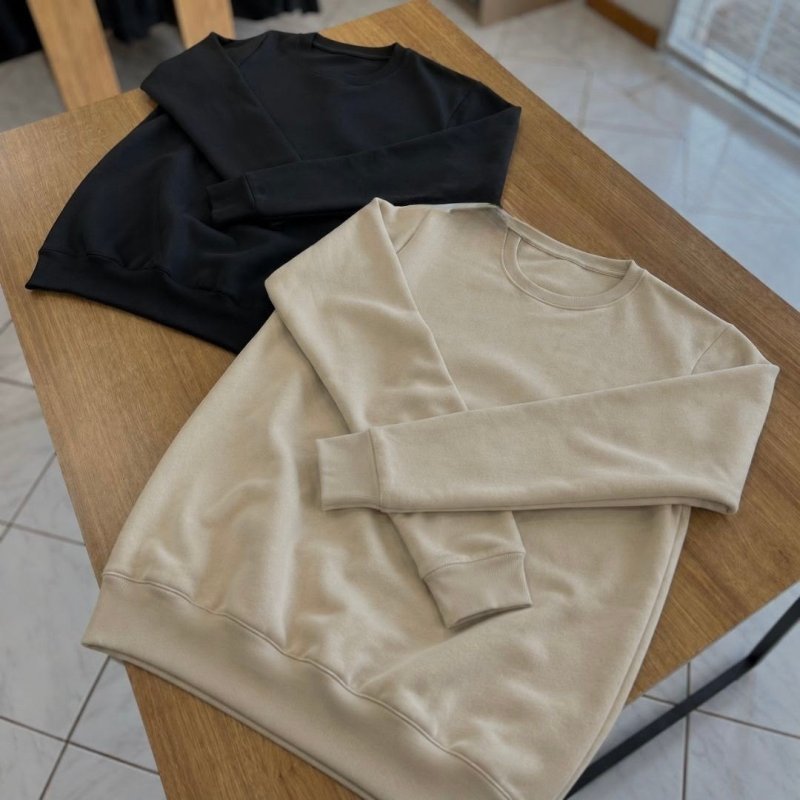 Kit Moletom Unissex Liso Masculino Blusa Algodão Frio (M ao GG)