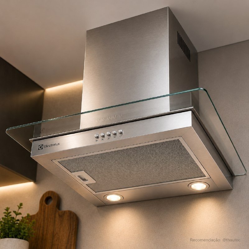 Coifa de Parede 60cm com Luz de LED Efficient Electrolux (CE6VX)