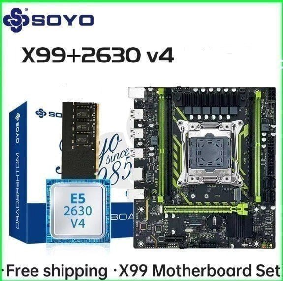 X99 Soyo D4 + Xeon E5 2630 V4 (sem ram)