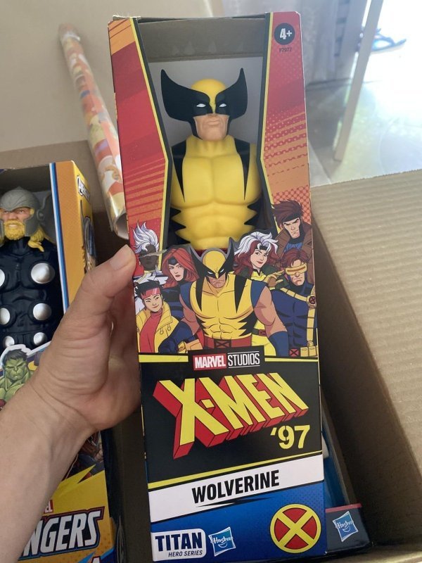 Marvel Titan Heroes X-Men Boneco Wolverine Figura Articulada 30cm + Frete Grátis