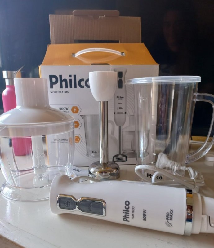 Mixer Philco PMX1000 4 Lâminas Pro Maxx 2 em 1 500W 220V