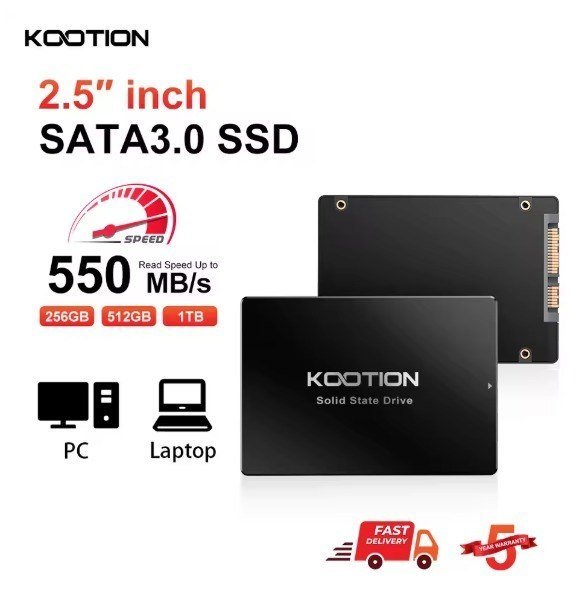 SSD Kootion Sata Iii 256GB 550MB/S