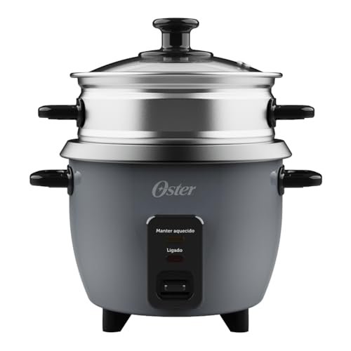 Panela Elétrica de Arroz 0,6L Oster Grafite (220v)