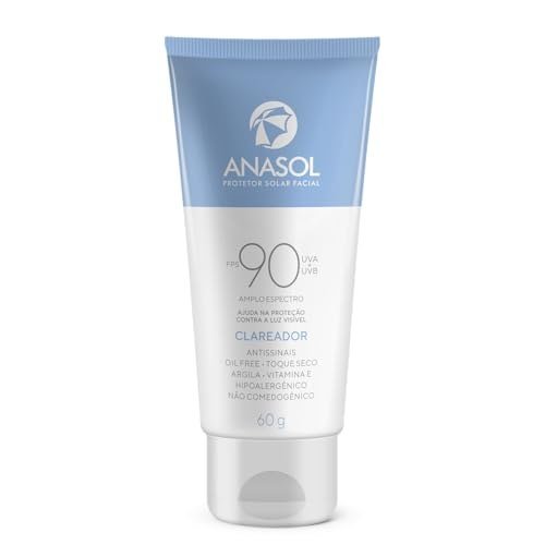 Anasol Protetor Solar Facial Clareador FPS 90 60g